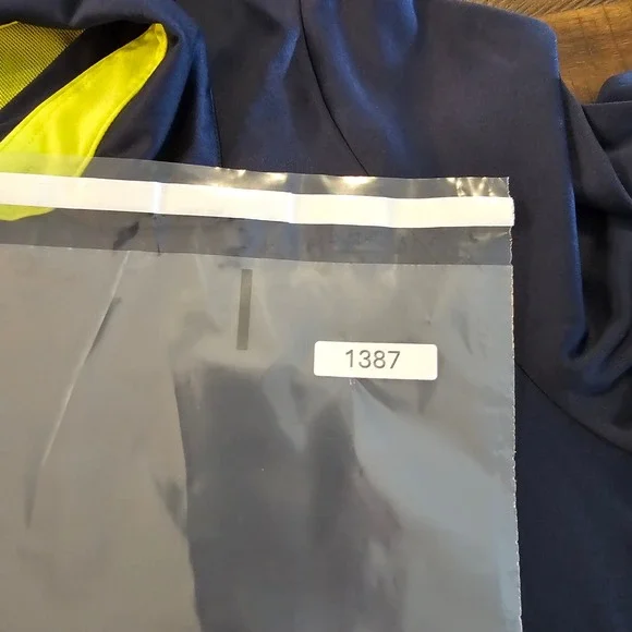 FILA Sport Golf Polo Shirt Men XL Tall Blue Yellow Performance Athletic - Picture 6 of 6